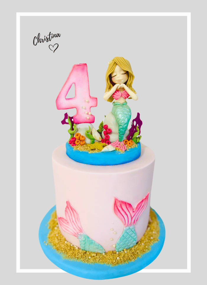 Mermaid birthday cake near me