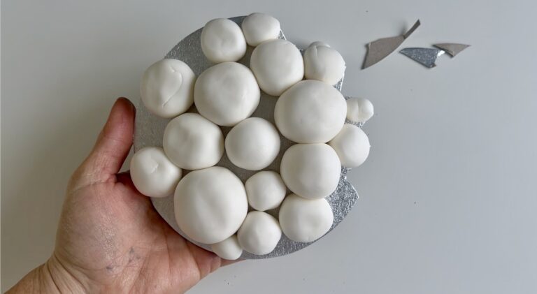 How to make fondant clouds