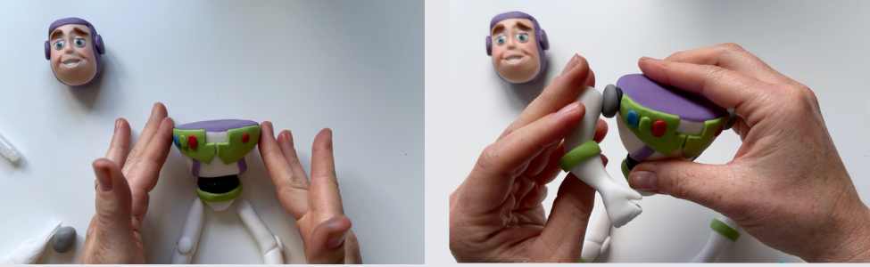 Buzz lightyear cake topper tutorial