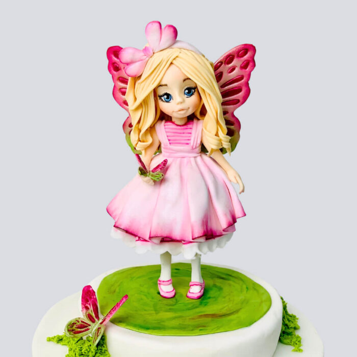 online cake decorating courses- How to make a fondant fairy, doll and pricesss in our online cake decorating course